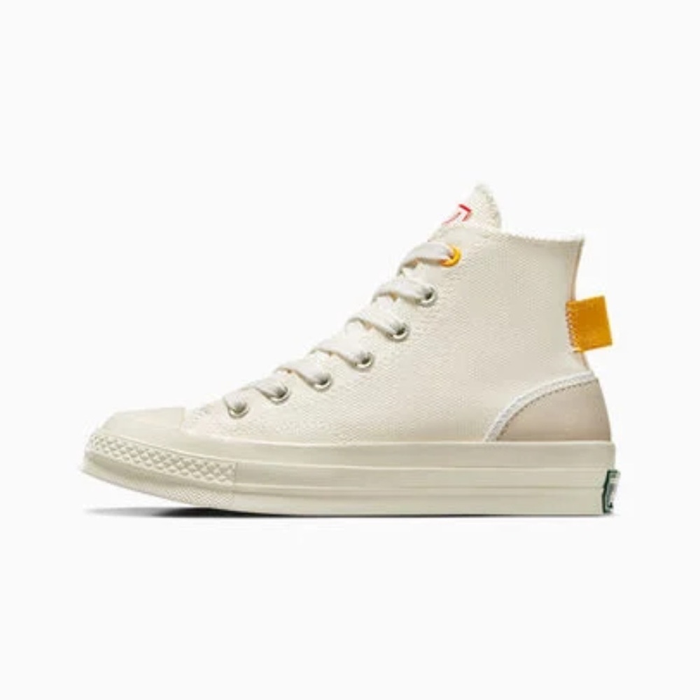 Converse Chick 70 High-Top Sneakers - Cream and Orange - Picture 6 of 9